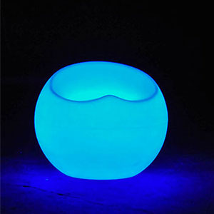 Puff Led - Banco curvo, cubos, estrelas e banquetas.